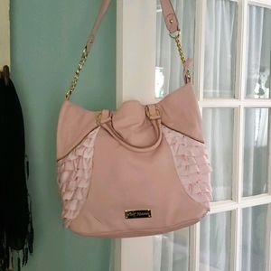 Large Blush Betsey Johnson Purse